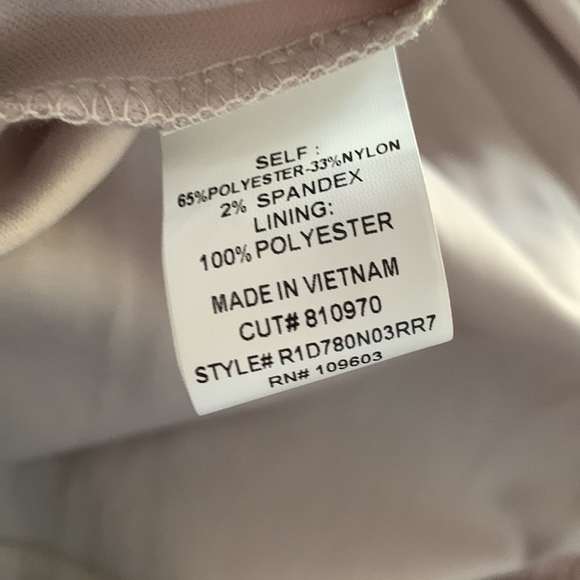 Lined Lace 3/4 Sleeve Flare Dress - Picture 9 of 9